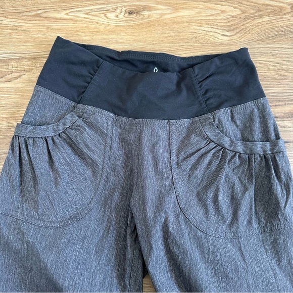 Prana Summit Hiking Pants Women’s XS Short Gray Activewear Pull On Nylon Outdoor - Picture 3 of 11